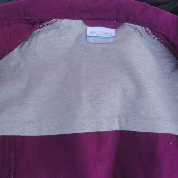 Columbia Vest Women's Size M Fuzz Zip with Inner Drawstring Waist - Picture 10 of 13